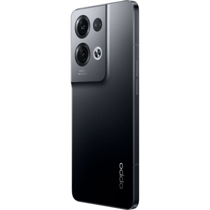 Smartphone OPPO Reno8 Pro 256Go 5G Noir Glacé - Double SIM - Lecteur d'empreintes digitales
