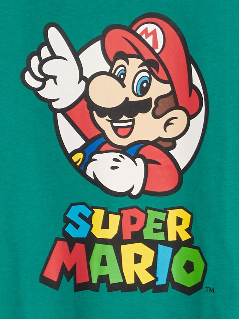 Piżama krótka Super Mario – 2 sztuki – NIEBIESKA