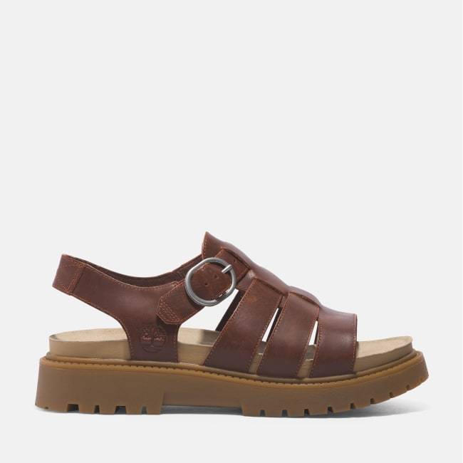 Sandalo Fisherman Clairemont Way da Donna in                rosso scuro