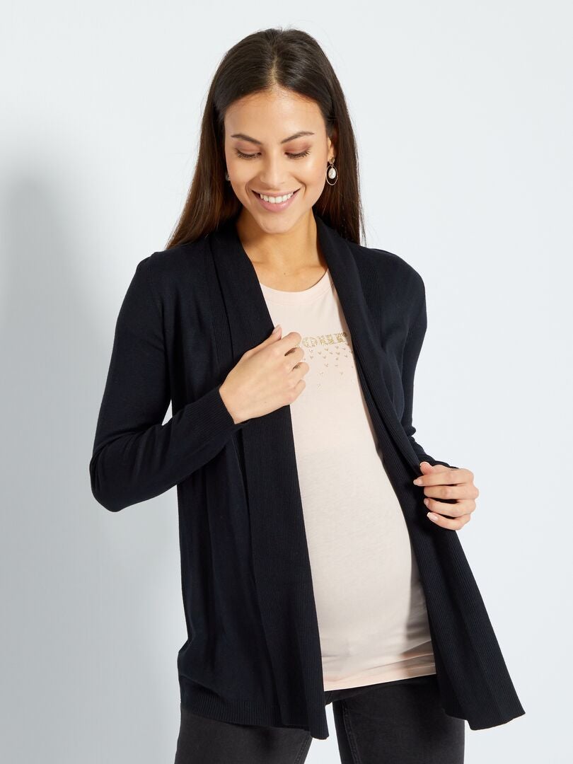 Cardigan de maternitate - Negru