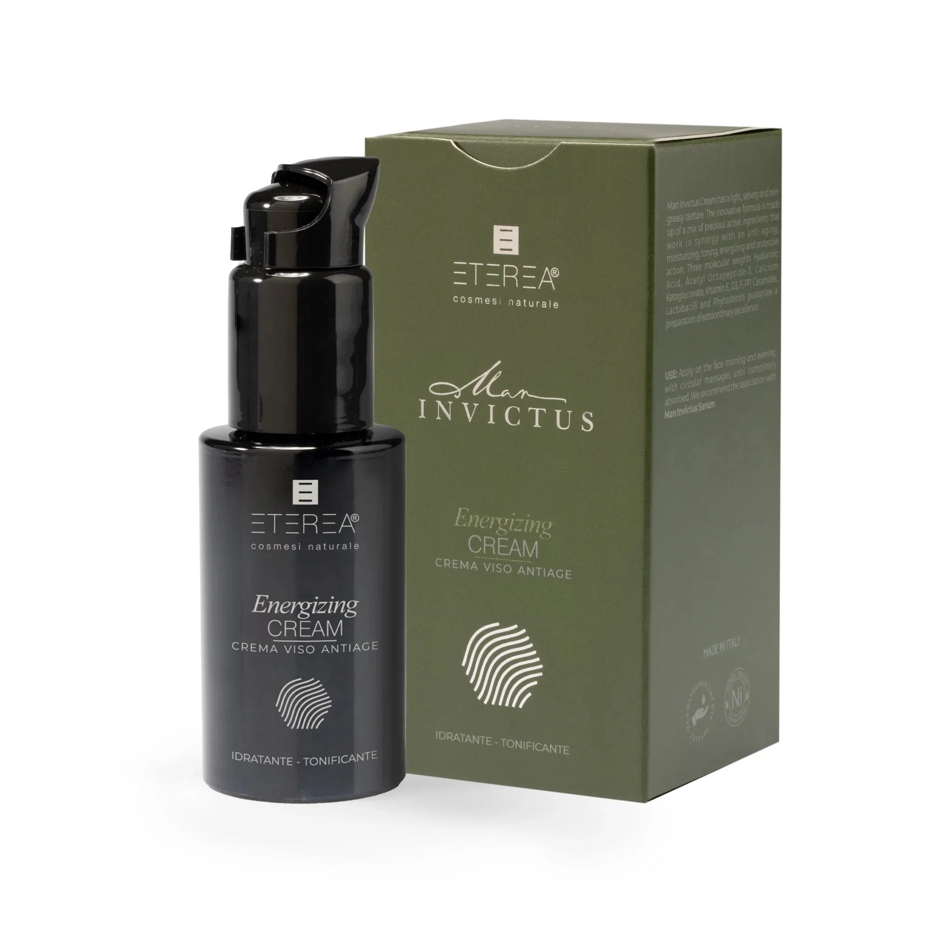 Men Invictus Energizing Cream - Crema viso antirughe