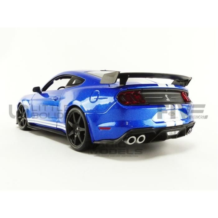 Voiture Miniature de Collection - MAISTO - Shelby GT500 Mustang - 2020 - Bleu - 1/18