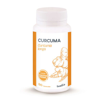 Wells Suplemento Curcuma Função Digestiva      50 cápsulas 50 cápsulas