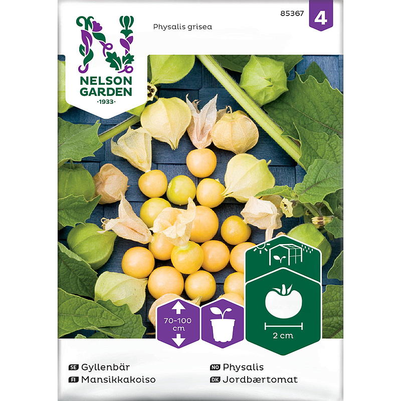 Nelson-puutarhan siemenet Physalis