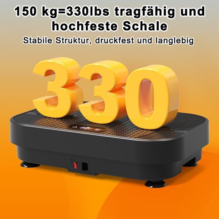 Pedana vibrante con telecomando – HJKJYX – 199 livelli – Compatibile con Bluetooth – Portata massima 150 kg – Nera