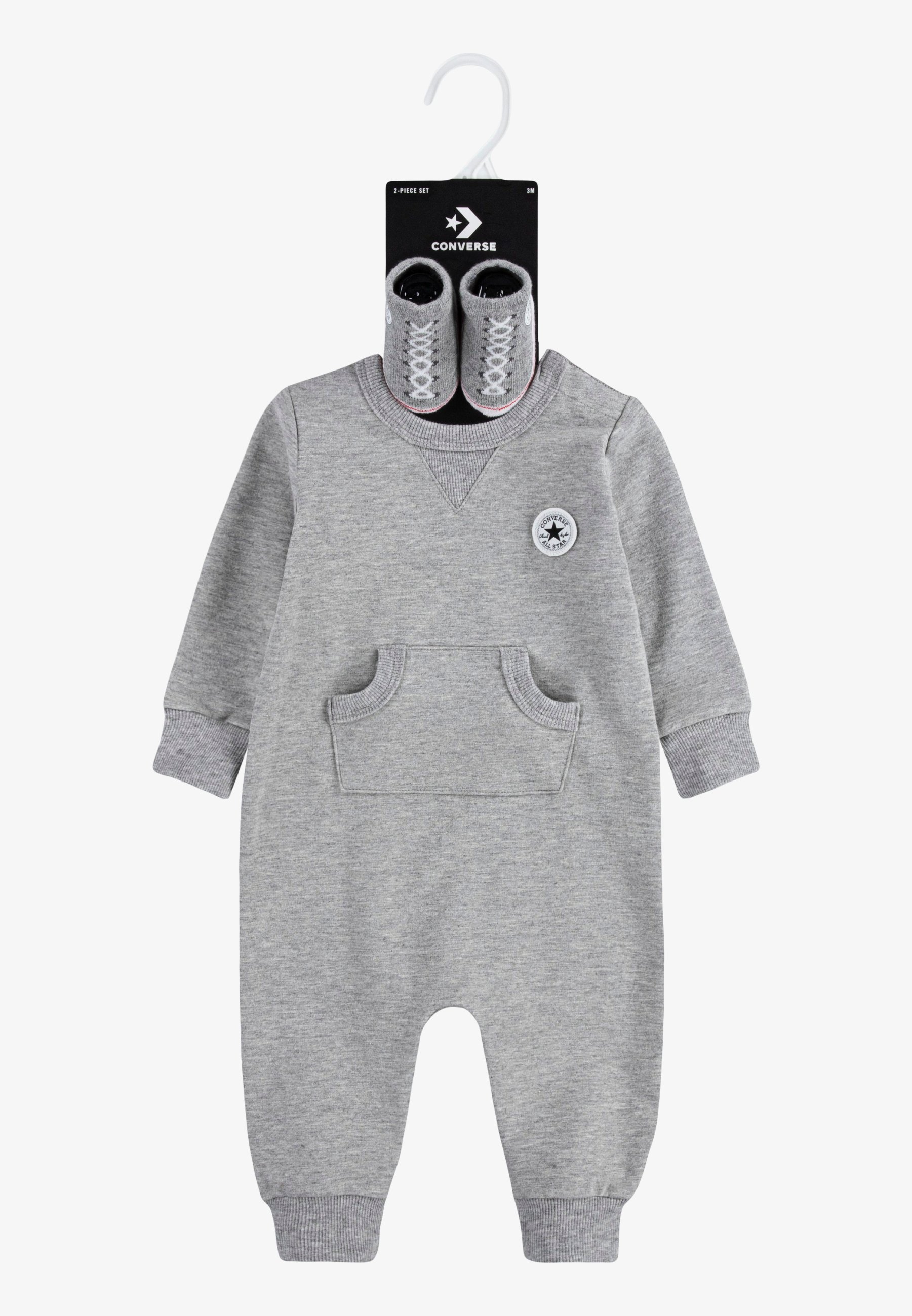 Converse LIL CHUCK COVERALL SET - Jumpsuit - donkergrijs gemêleerd