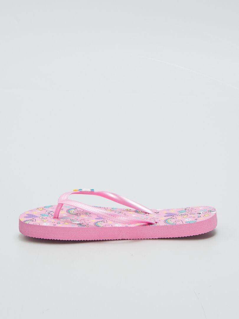 Chanclas de unicornio - ROSA