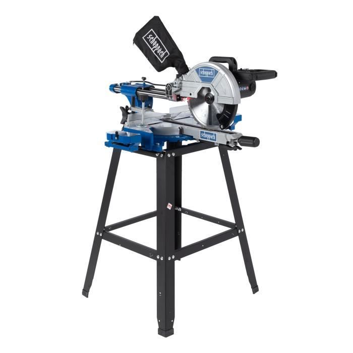 Scheppach HM254CD Multi-Material Radial Mitre Saw - 254 mm - 2000 W - 2 Carbide Blades Included