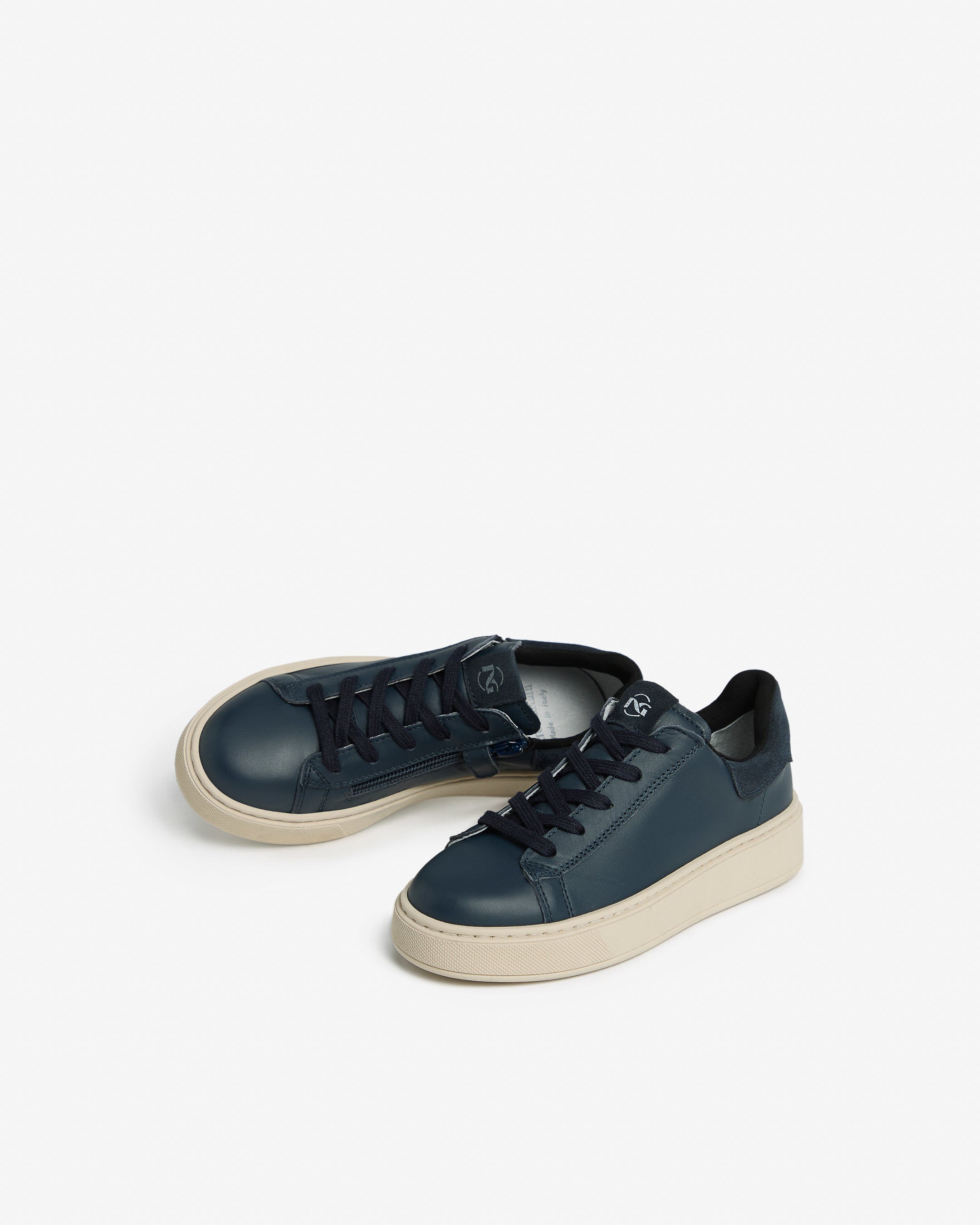  Baskets en cuir et daim pour adolescents