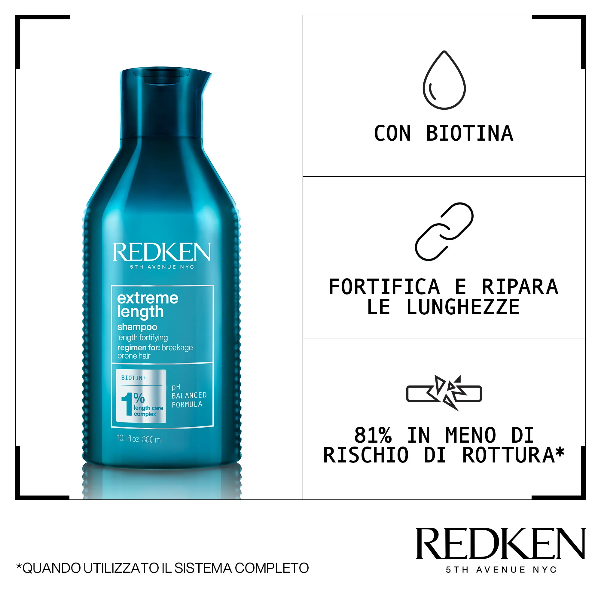 Extreme Length Shampoo - Shampoo Rinforzante