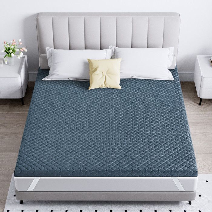 Surmatelas 160x200 cm INRE, Épaisseur de 6 cm, Mousse à haute résilience, Confort Respirant, Design Antidérapant,Sommeil Réparateur