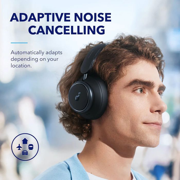 Casque sans fil - Anker - Space Q45 - Bluetooth 5.3 - Suppression de bruit - Noir