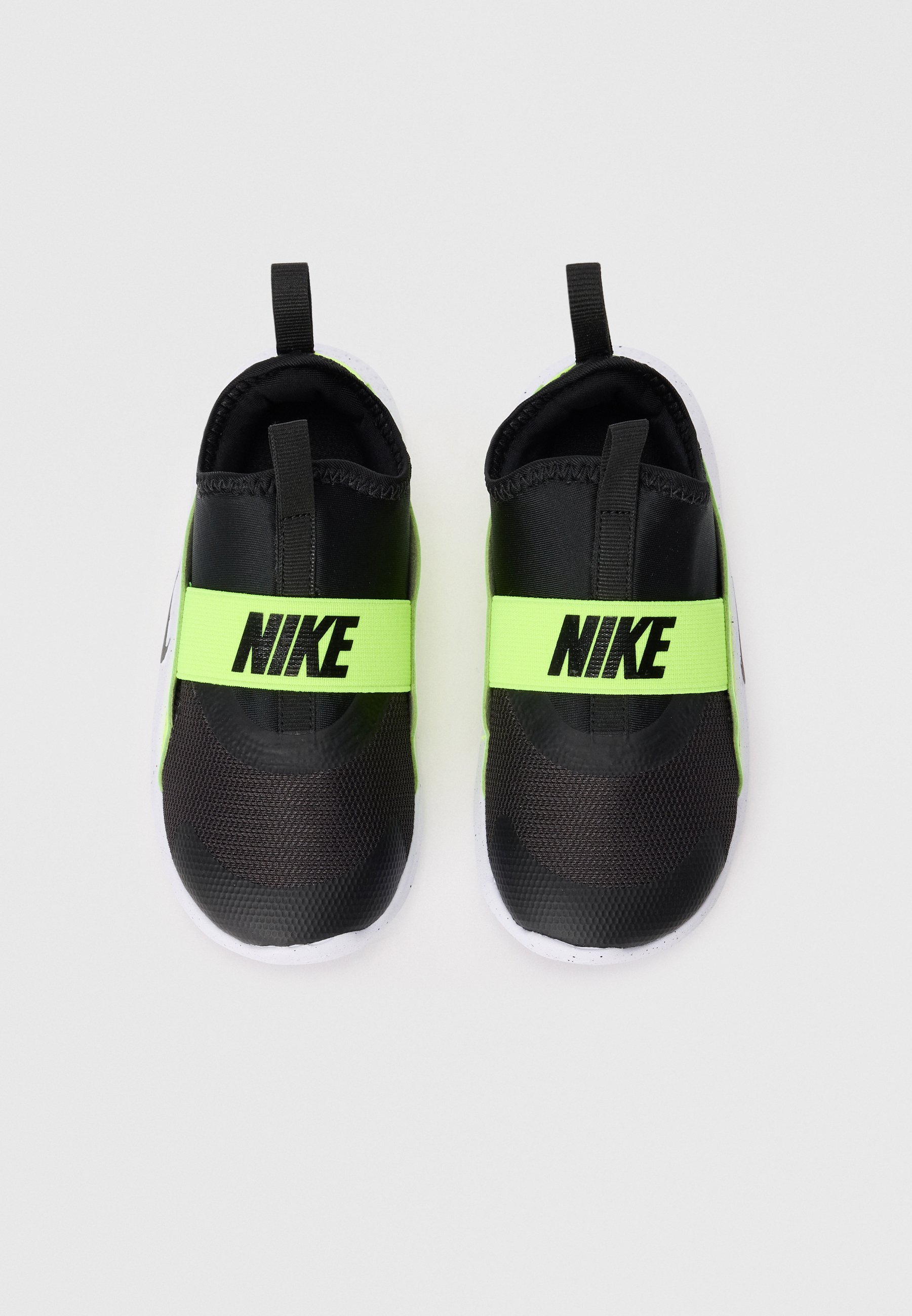 Nike Performance FLEX RUNNER 4 UNISEX - Hardloopschoenen voor op de weg - zwart/volt/wit