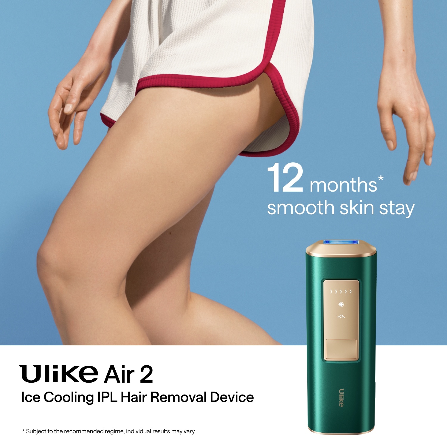 ULIKE Air2 Green IPL plaukų šalinimo prietaisas - 1 vnt.