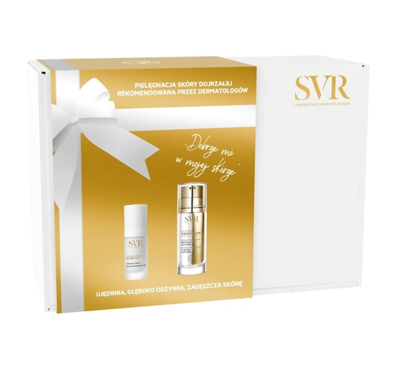 SVR Densitum zestaw kosmetyków do pielęgnacji twarzy ujędrniające serum 30 ml   krem na kontur oka 15 ml