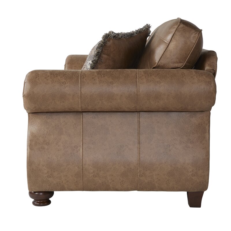 Claycomb 91” Sofa mit runden Armlehnen