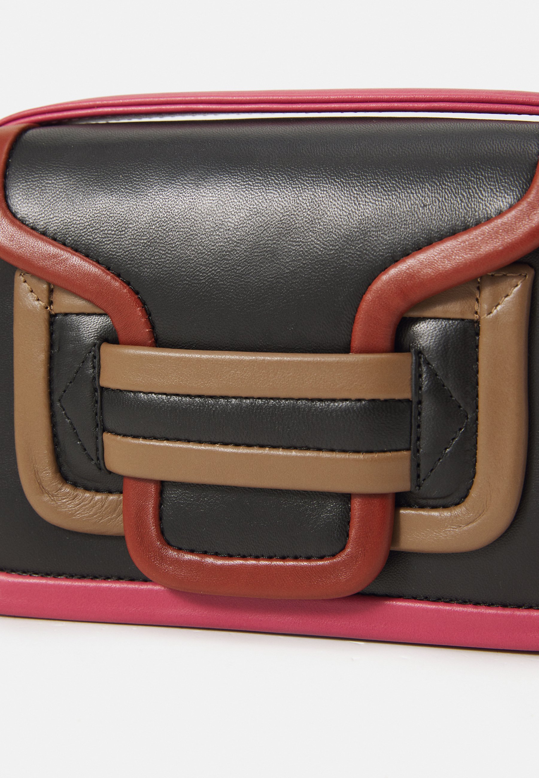 Pierre Hardy ALPHA - Sac bandoulière - noir multicolore/rouille