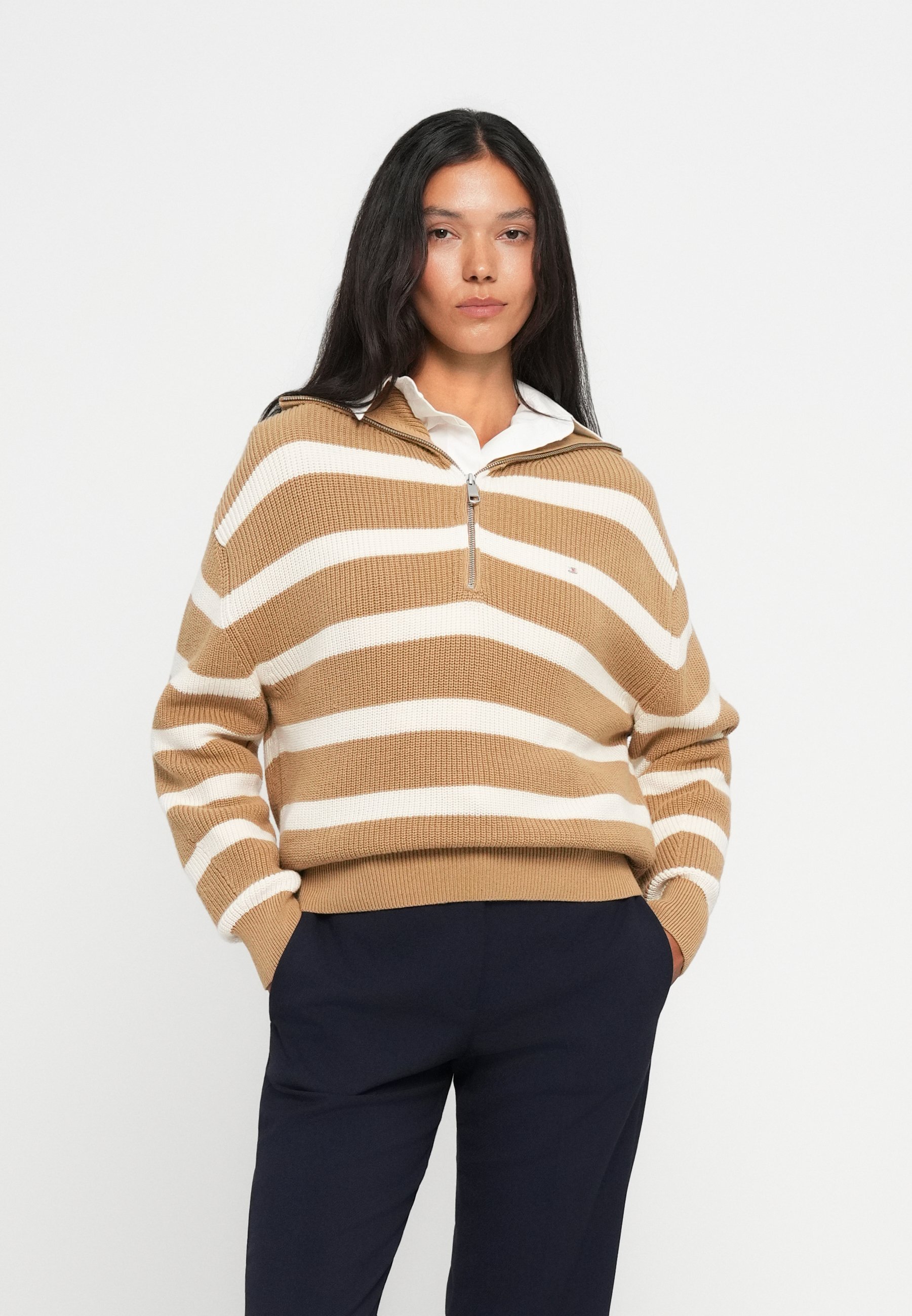 Tommy Hilfiger PUNTO SLIM STRAIGHT PANT - Broek - donker nachtblauw
