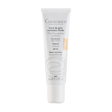 Avène Couvrance Fluid Foundation Corrector 2.0 Korjaava meikkivoide Sävy 2.0 Luonnollinen FPS20 30ml 30ml