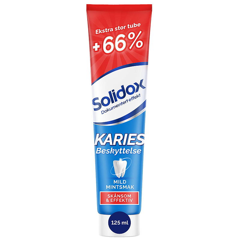 Solidox-hammastahna 125 ml, kariessuoja Solidox