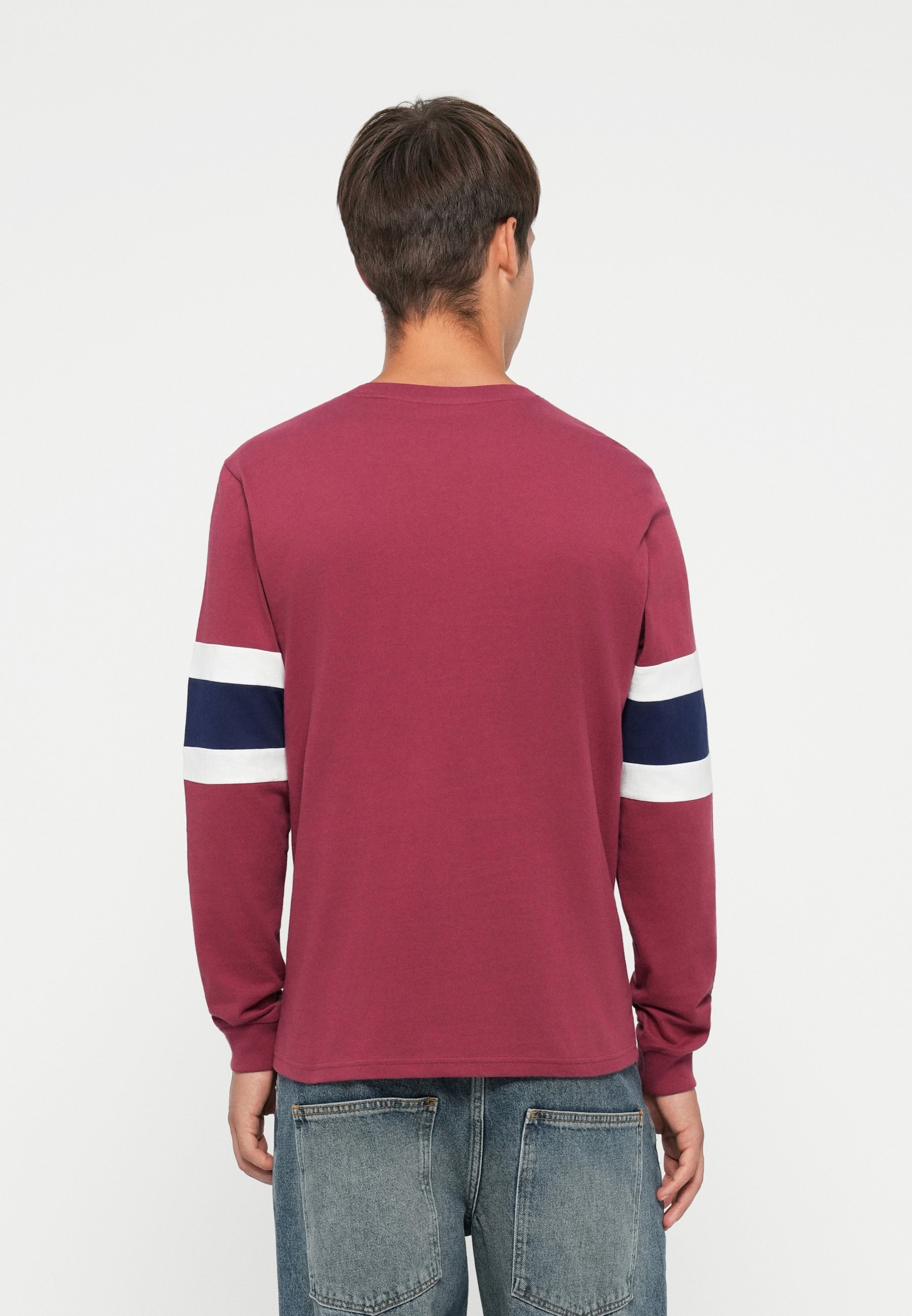 GAP EVERYDAY SOFT BOXY CREW - Top met lange mouwen - rode klei
