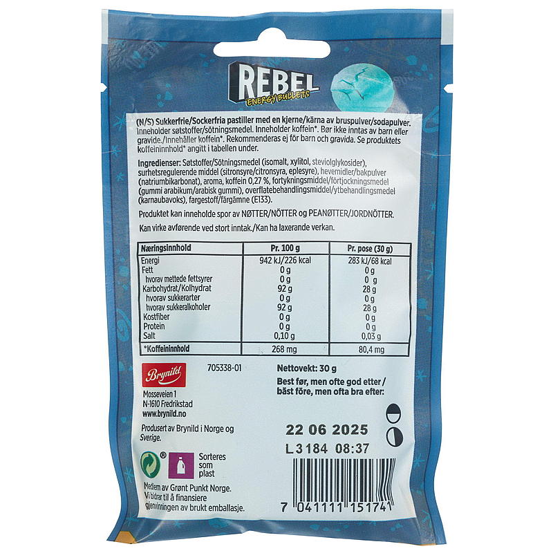 Dent Dent Rebel 30 g Ingen okse