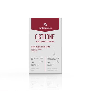 Cistitone-hiustenlähtökapselit melatoniinilla, 60 kapselia