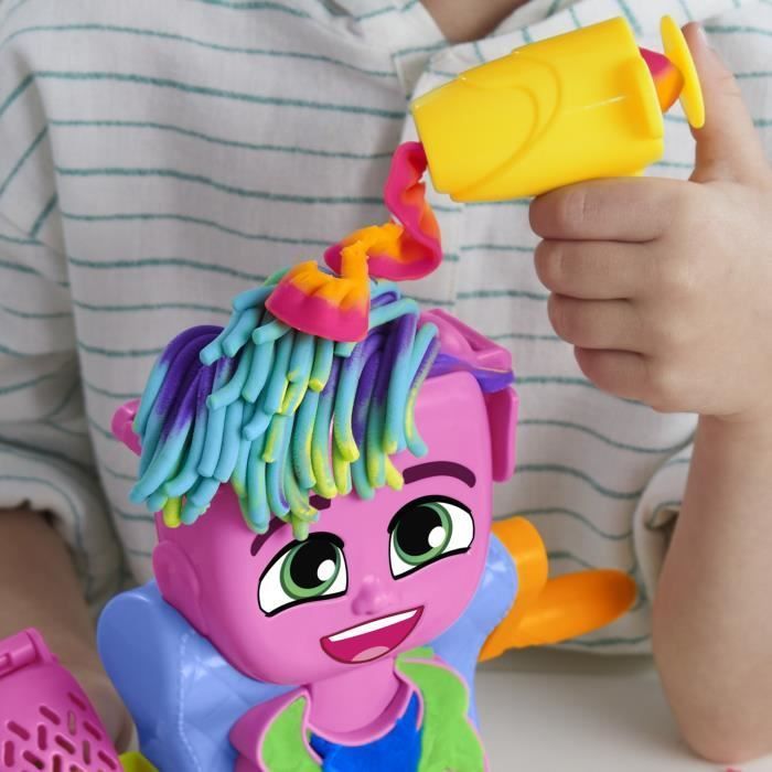 Salón de belleza Play-Doh, set de plastilina con 6 botes, Clásico, para mayores de 3 años.