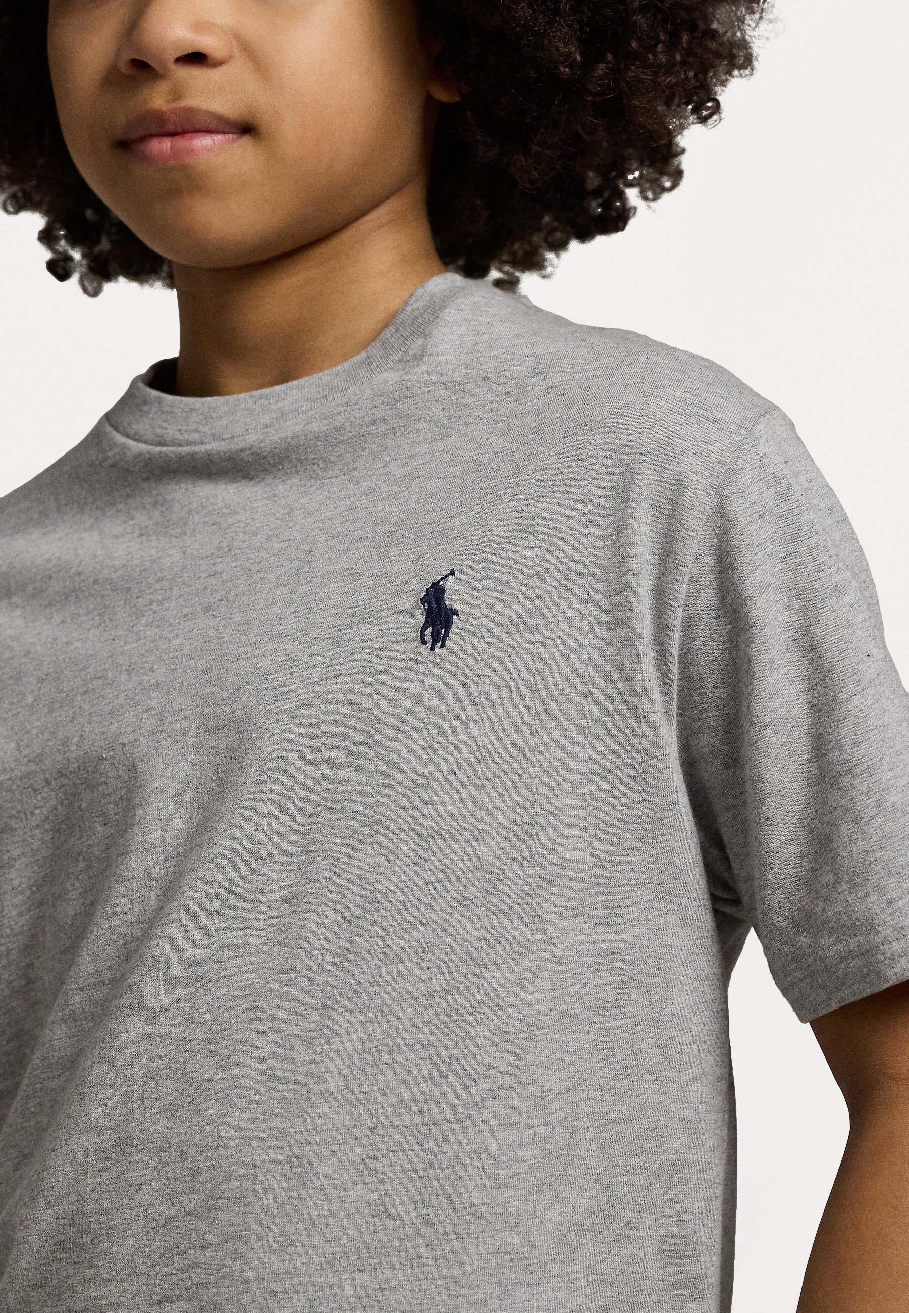 Polo Ralph Lauren TRICOU DIN JERSEY DE BUMBAC CU GÂT ROTUND - Tricou simplu - andoverheather