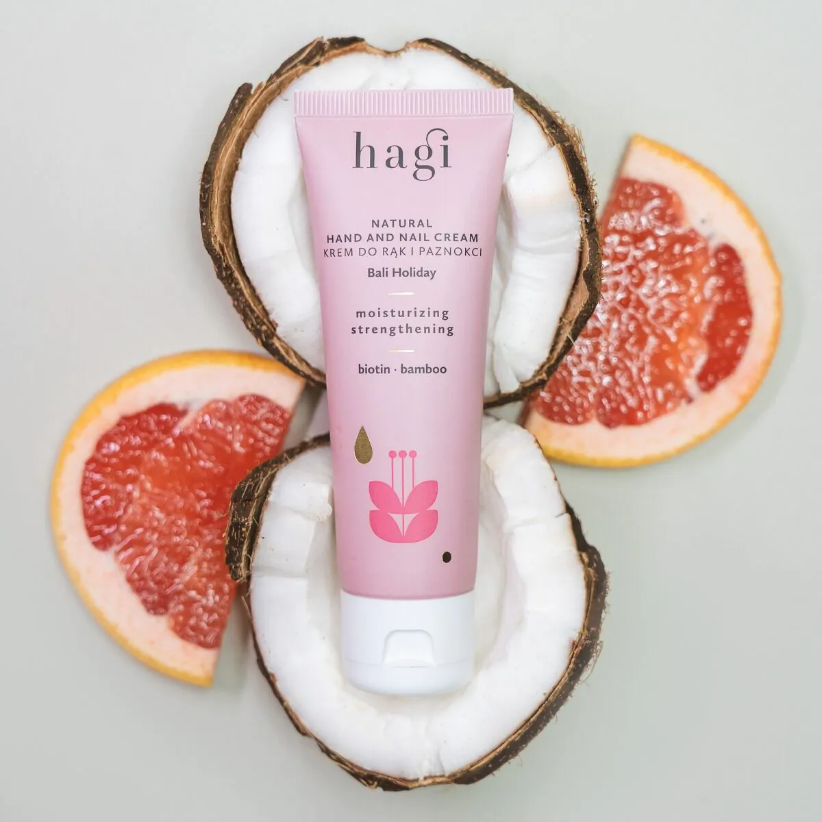 Hagi Naturalny krem do rąk nawilżająco wzmacniający, Wakacje na Bali