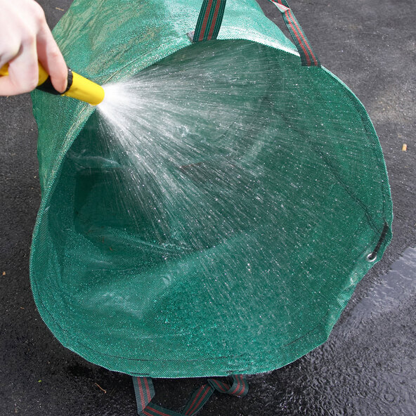 Sac pliabil pentru deșeuri de grădină, 272 l, set de 3