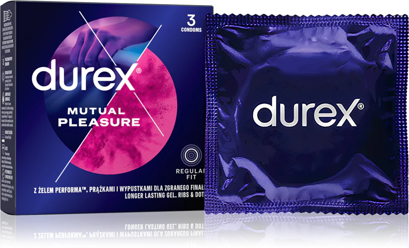 Preservativos Durex Mutual Pleasure para uso médico