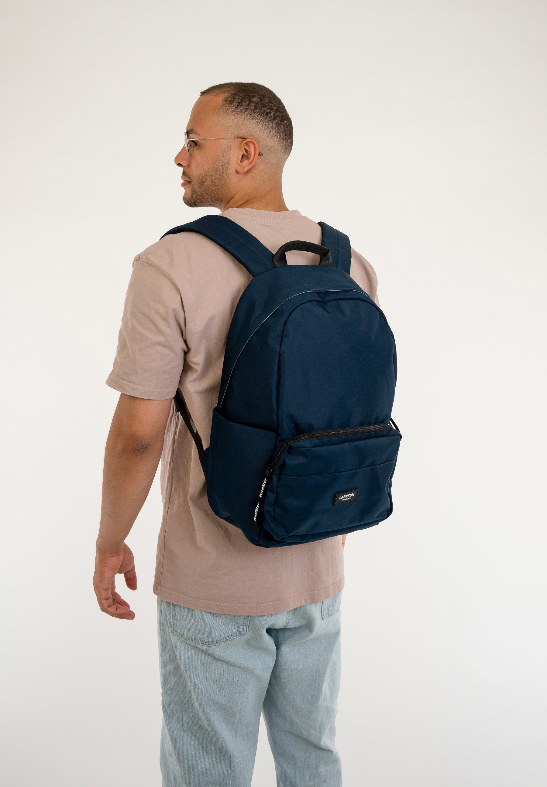 Larkson NO 3 - Schooltas - donkerblauw
