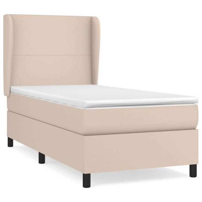 Rete a doghe con materasso - Maison Exclusive - 80x200 cm - Beige - Massimo relax