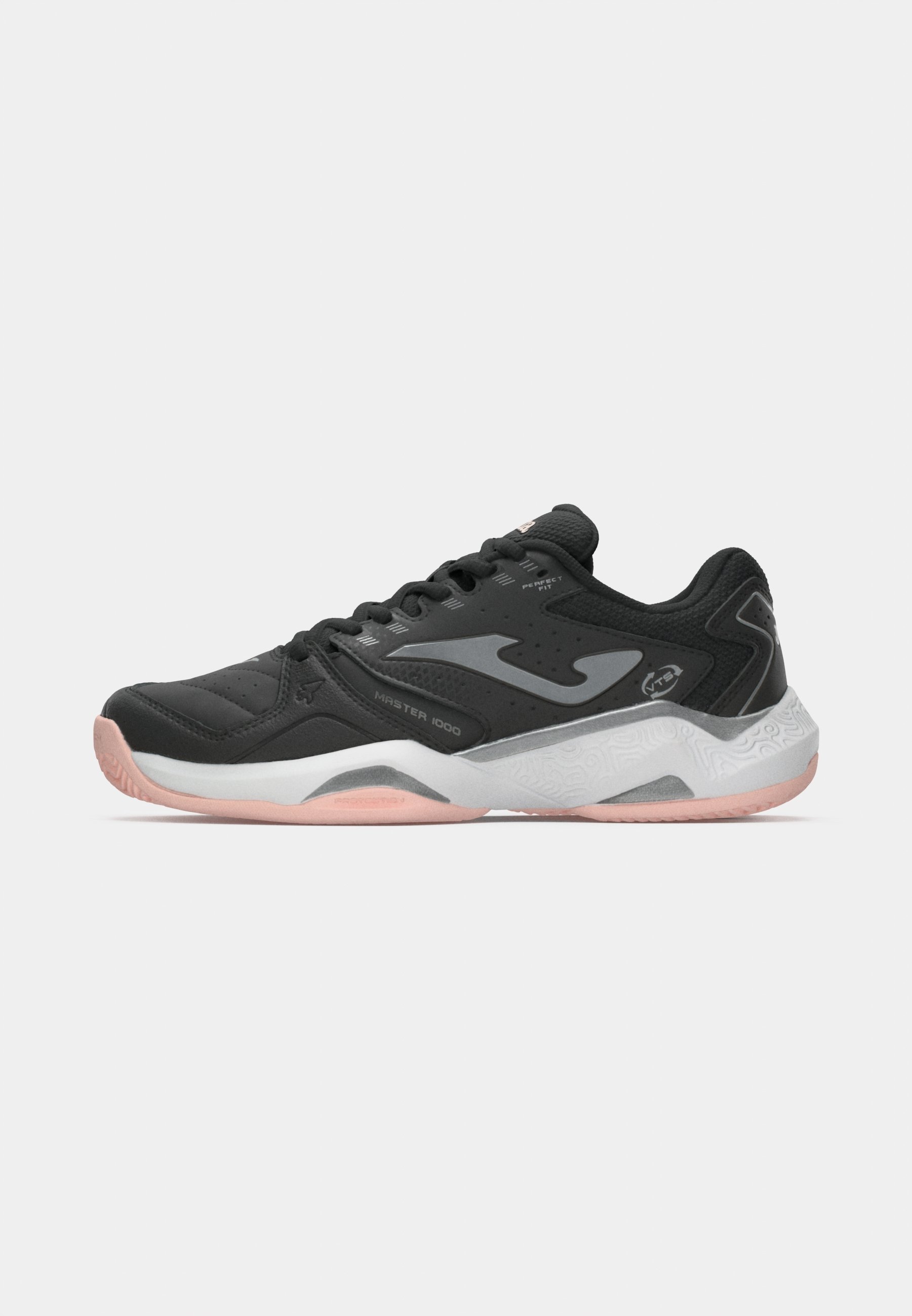Joma MASTER 1000 CLAY - Scarpe da tennis per campi in terra battuta - nero/rosa