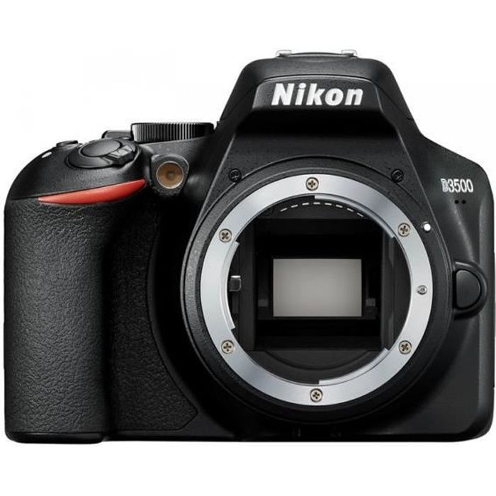 Fotocamera reflex digitale NIKON D3500 - Sensore CMOS da 24,2 megapixel - Full HD - Nera