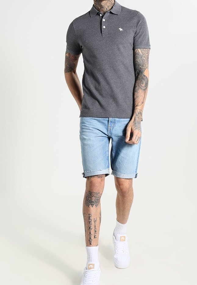 Abercrombie & Fitch poloshirt - grijs