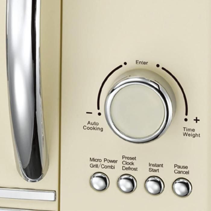 Magnetron - Melissa - Elektronisch met grill, 23 liter, 800 W - 16330128 - Crème