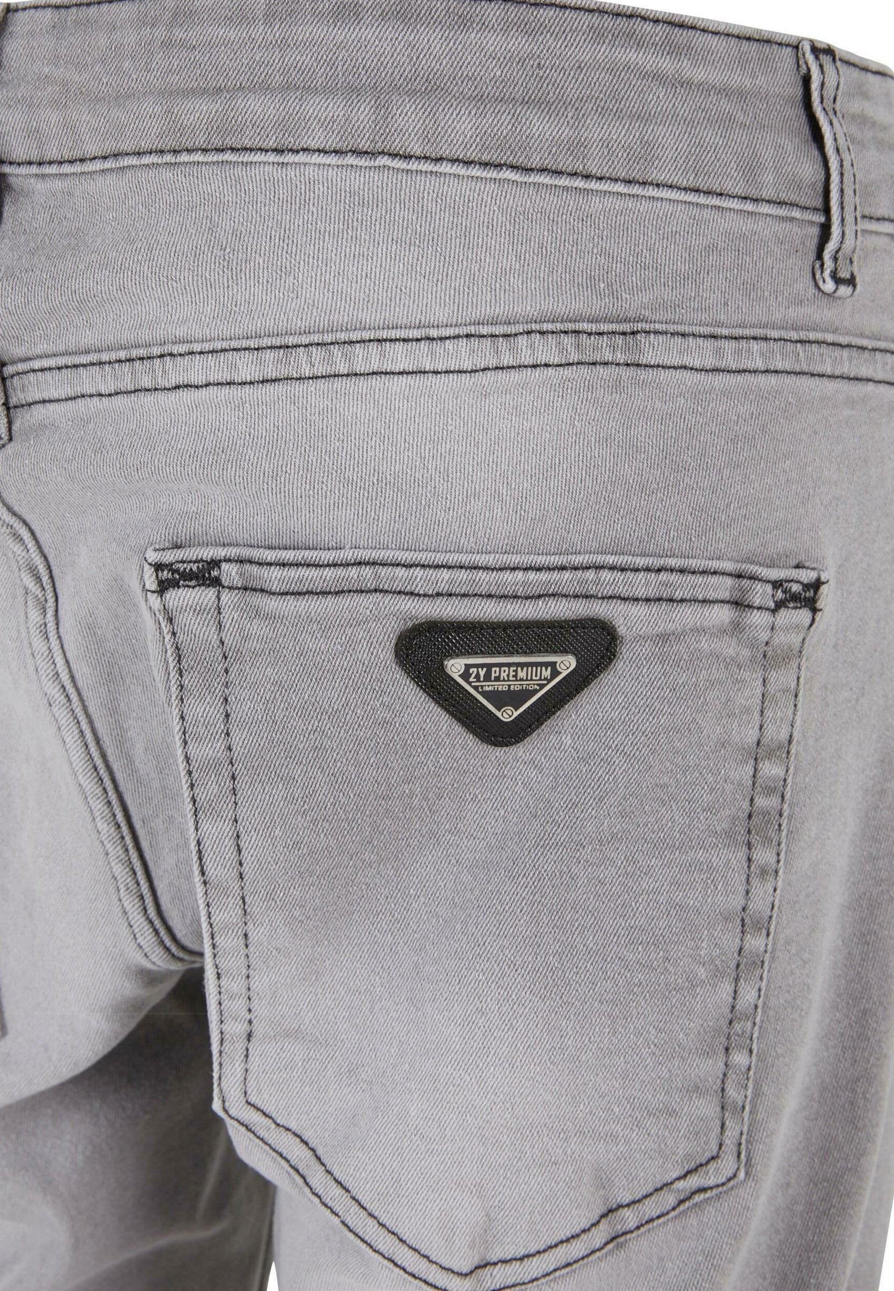 2Y Premium Slim fit jeans - grijs
