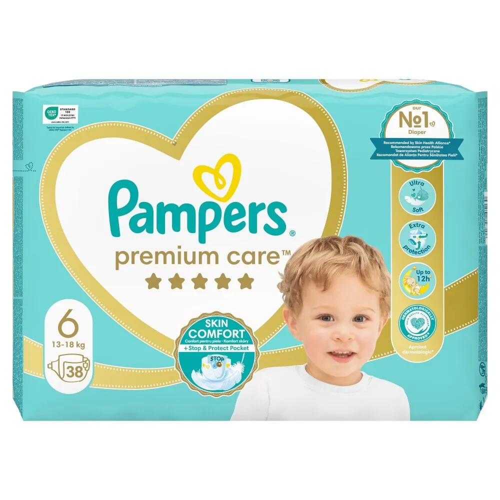 Pampers Premium Care Pieluchy Extra Large