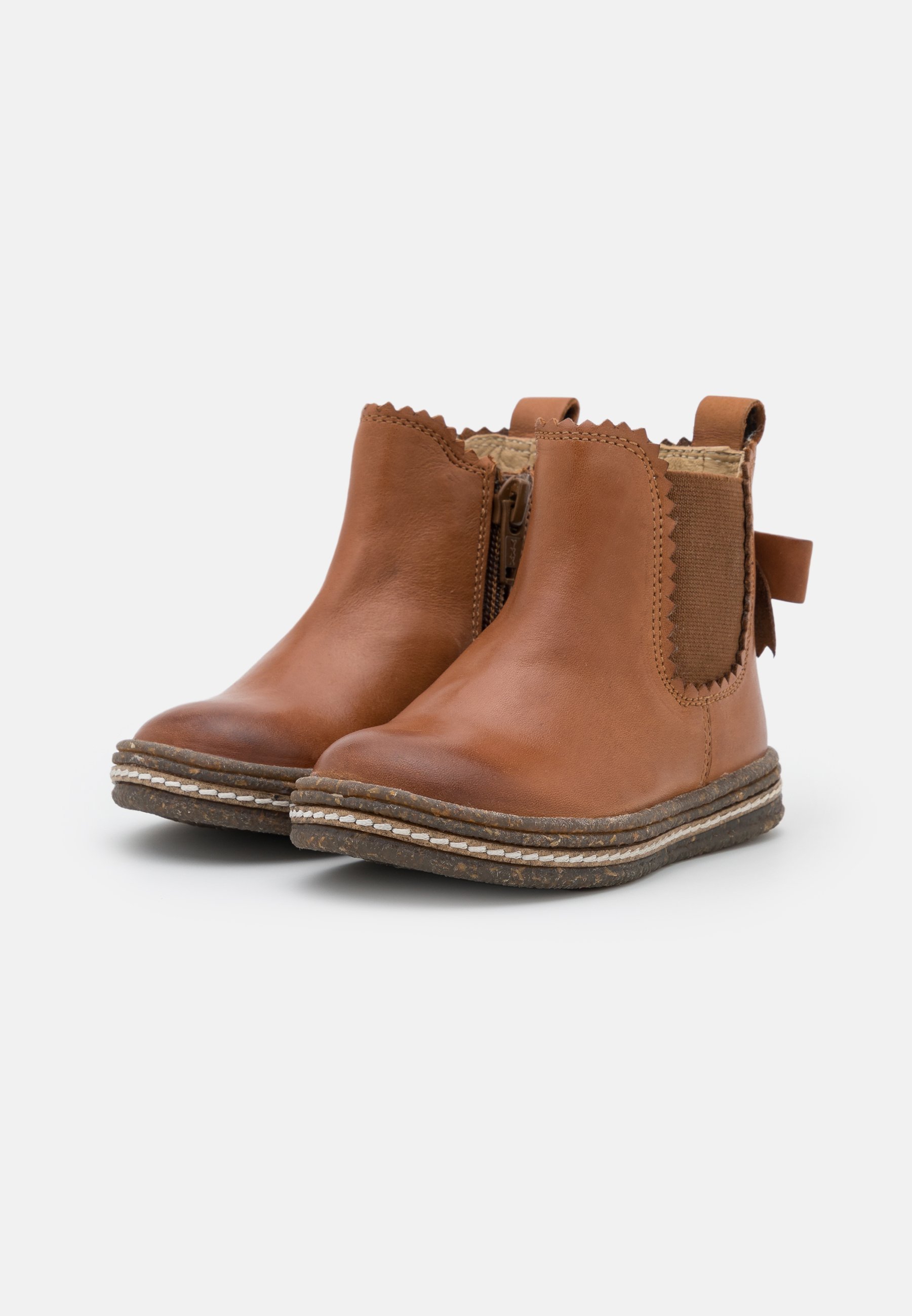 Friboo LEATHER - Klassiske støvletter - cognac