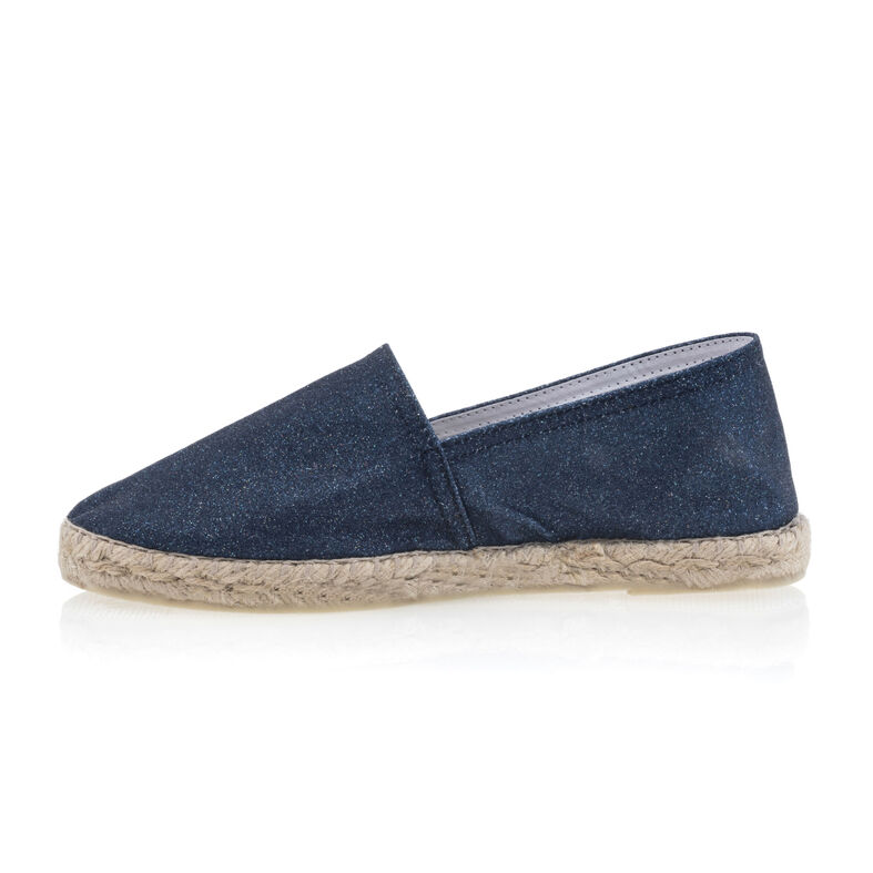 Blå espadriller med tausåler til dame