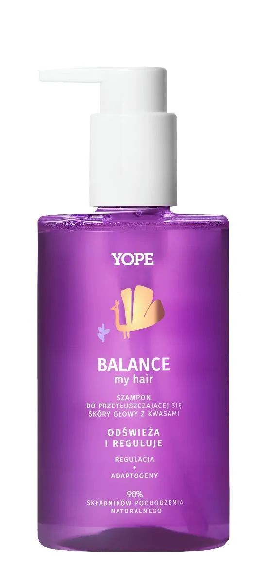 Yope Szampon Balance Włosy Przetłuszczające Się