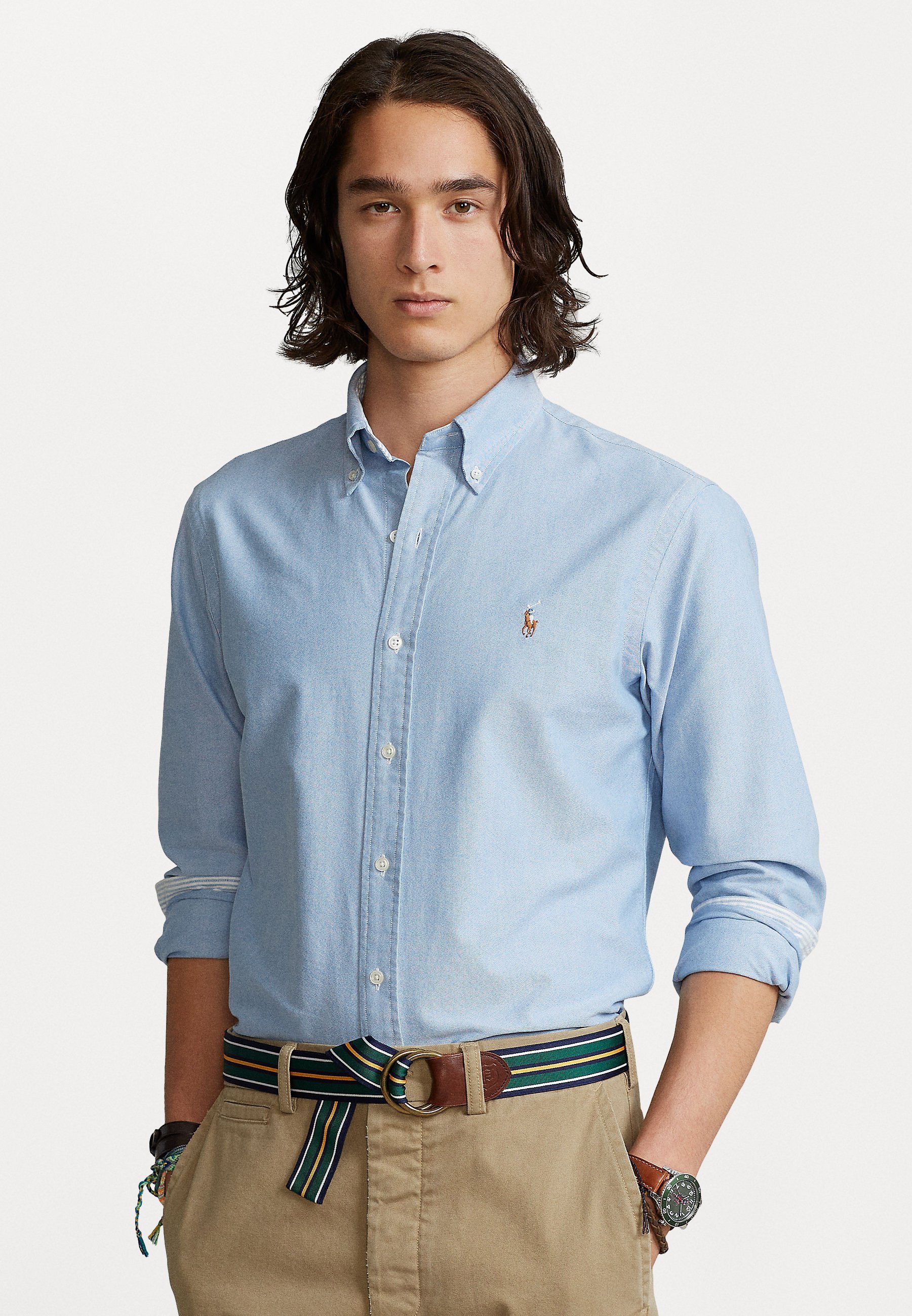 Polo Ralph Lauren Slim Fit Oxford Shirt - Shirt - blauw