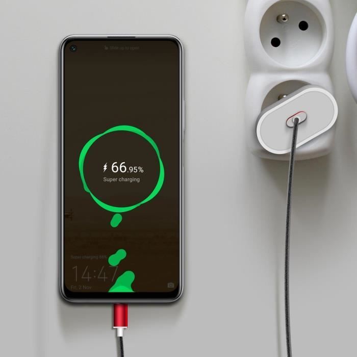 Caricabatterie AVIZAR USB Type-C - 20W - Ricarica rapida - Design compatto - Sicurezza ottimizzata