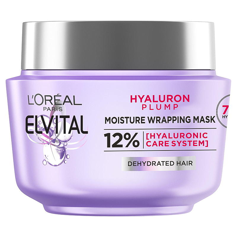 Elvital Elvital hårmask 300 ml Hyaluron fylligt