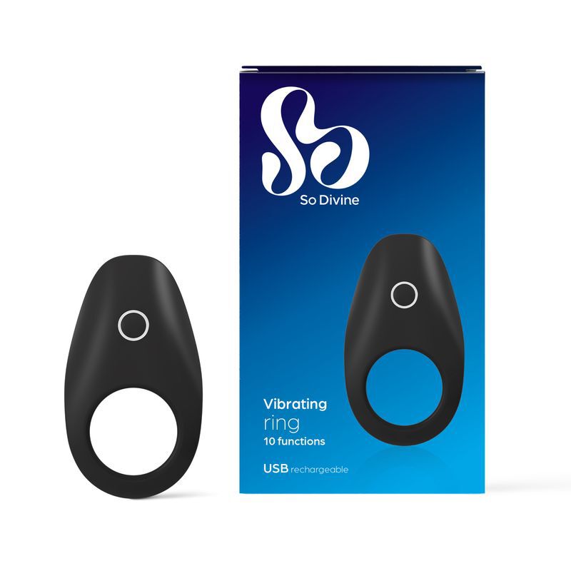 So Divine genopladelig vibrerende ring