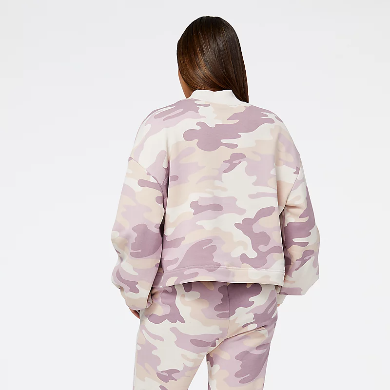 Polaire imprimée mode Femme NB Athletics - BLANC MULTIPLE