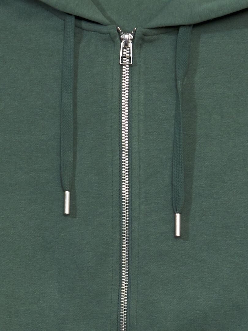 Sudadera con capucha de felpa - VERDE