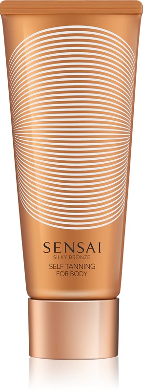 „Sensai Silky Bronze“ savaiminio įdegio kremas-gelis kūnui su savaiminio įdegio savybėmis